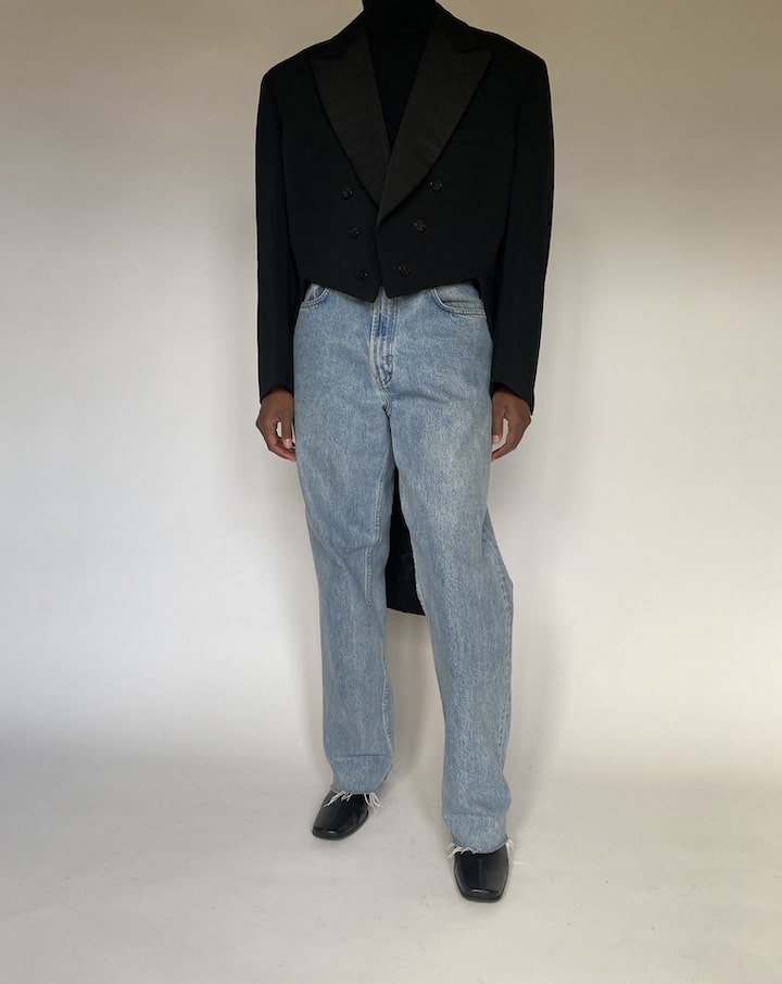 VINTAGE BLACK TAILCOAT 4411