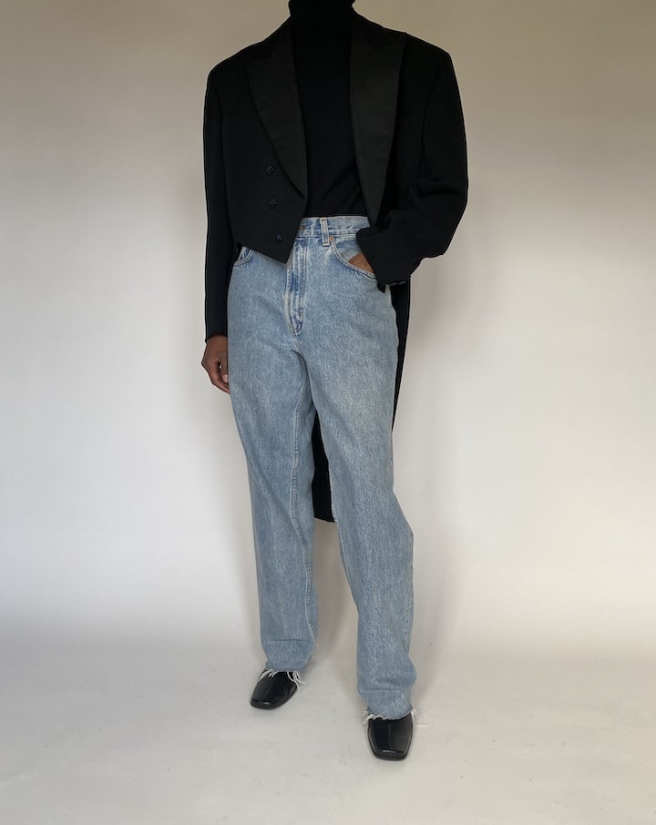 VINTAGE BLACK TAILCOAT 4411