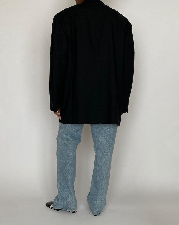 VINTAGE OVERSIZED BLACK BLAZER 5131