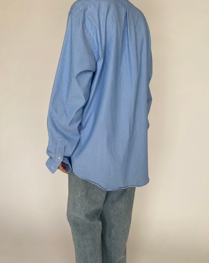 VINTAGE BLUE RALPH LAUREN SHIRT 4534