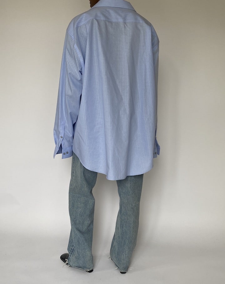 VINTAGE BLUE CALVIN KLEIN SHIRT 4778