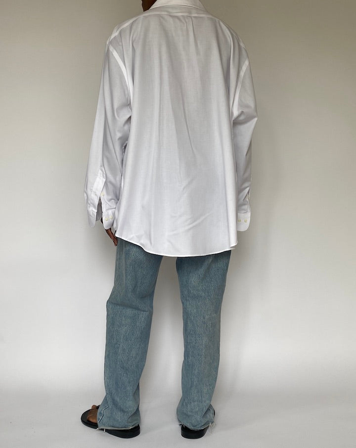 VINTAGE WHITE RALPH LAUREN SHIRT 4891