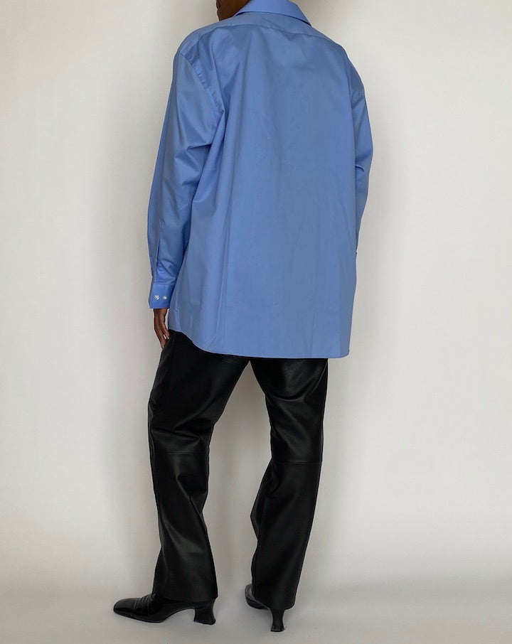 VINTAGE BLUE OVERSIZED SHIRT 5134