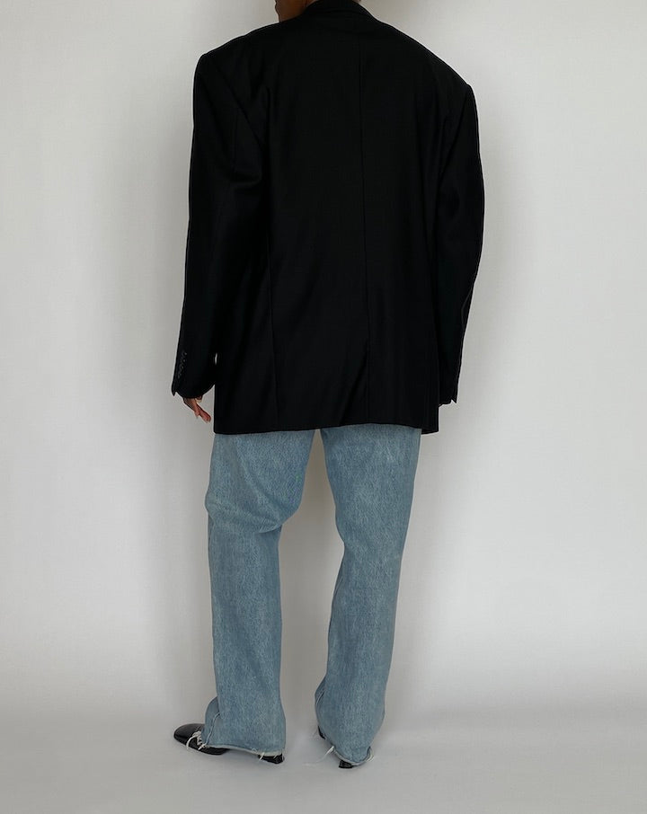 VINTAGE BLACK GIORGIO FERARRO BLAZER 5125