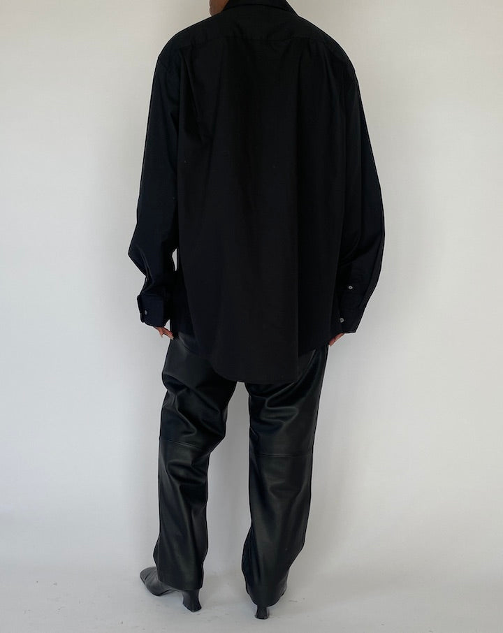 Vintage Black Oversized Shirt 5194