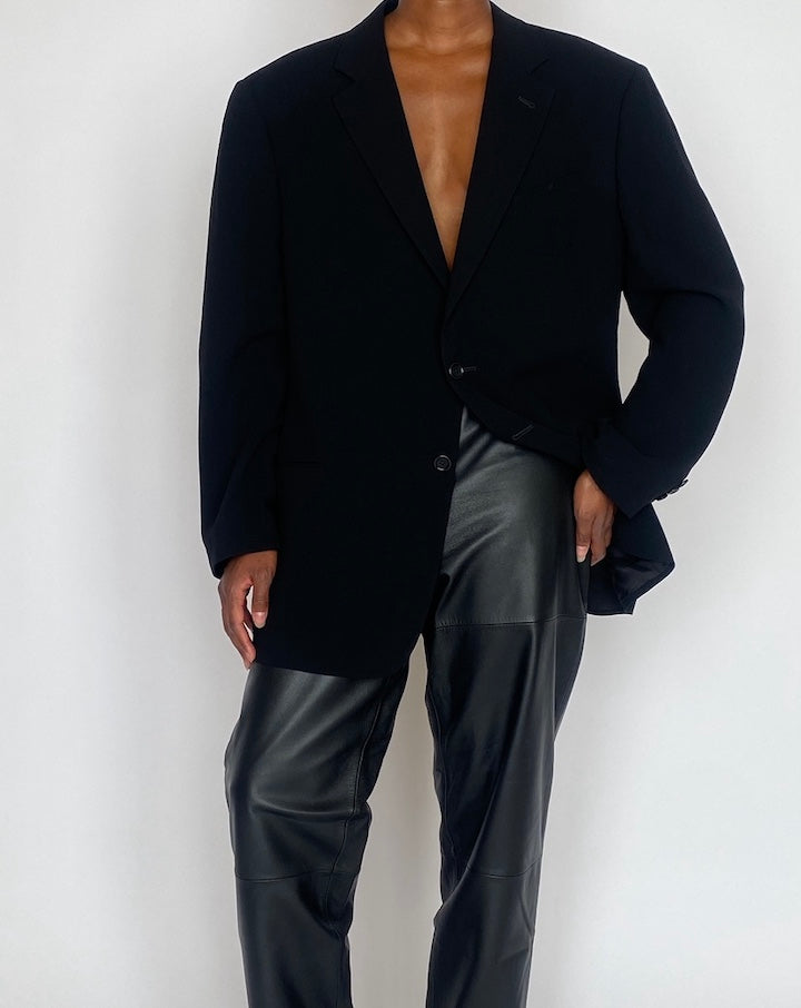 VINTAGE BLACK BLAZER 5126