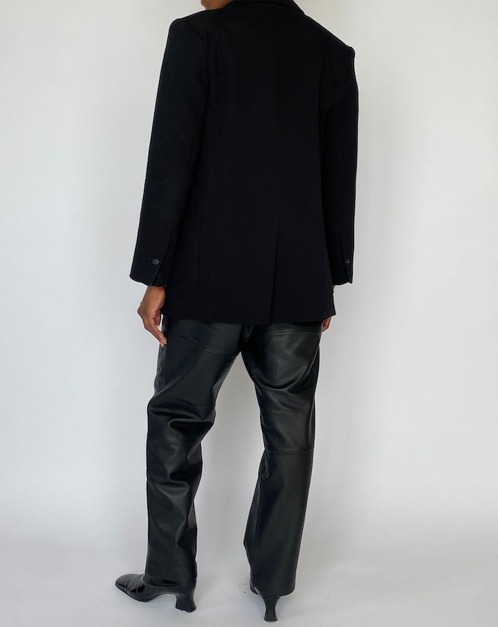 VINTAGE BLACK BLAZER 5106