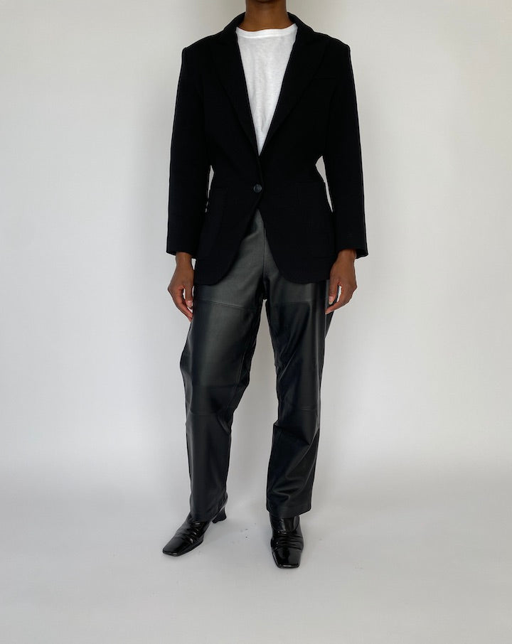 VINTAGE BLACK BLAZER 5106