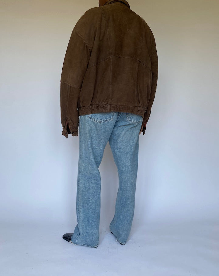 VINTAGE BROWN LEATHER JACKET 4953