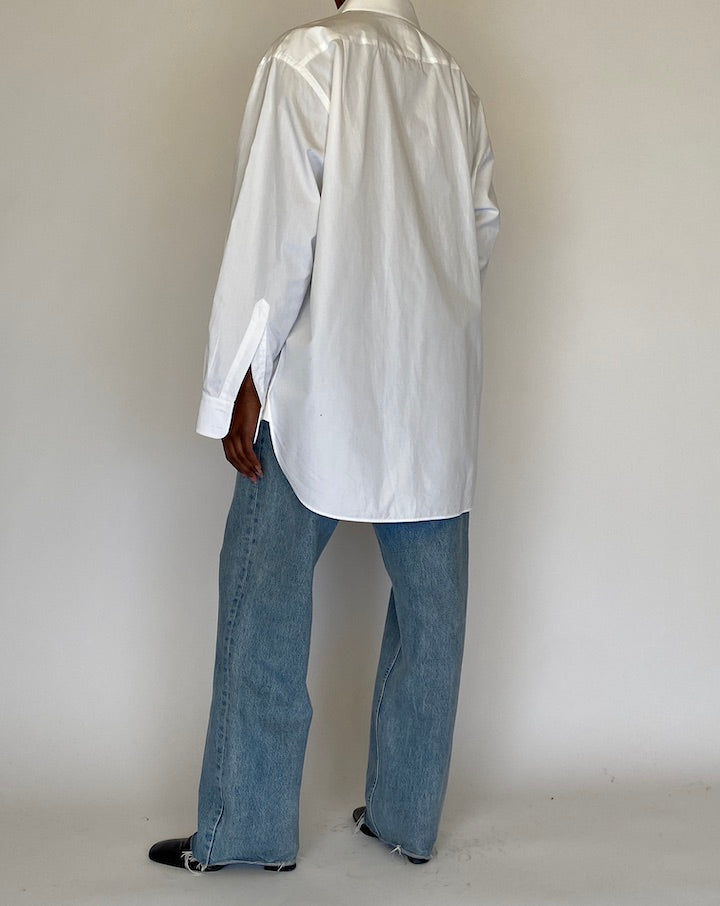VINTAGE OVERSIZED WHITE SHIRT 4451