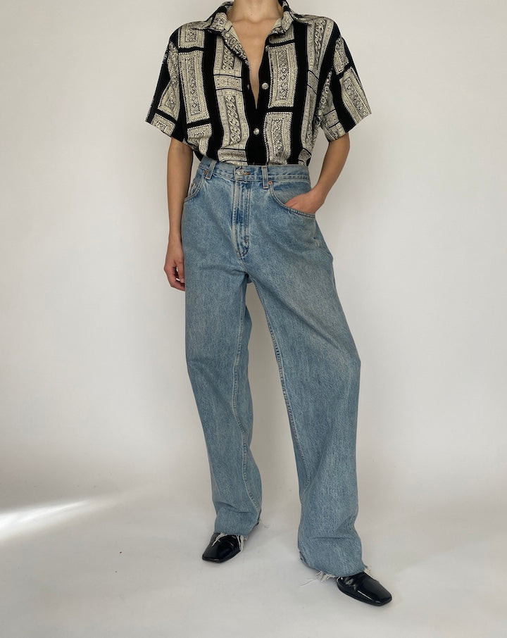 VINTAGE SHORT SLEEVE BLOUSE 4717