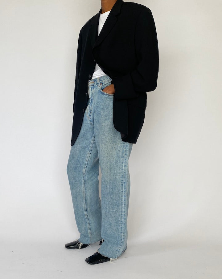 Vintage Black Blazer 5159