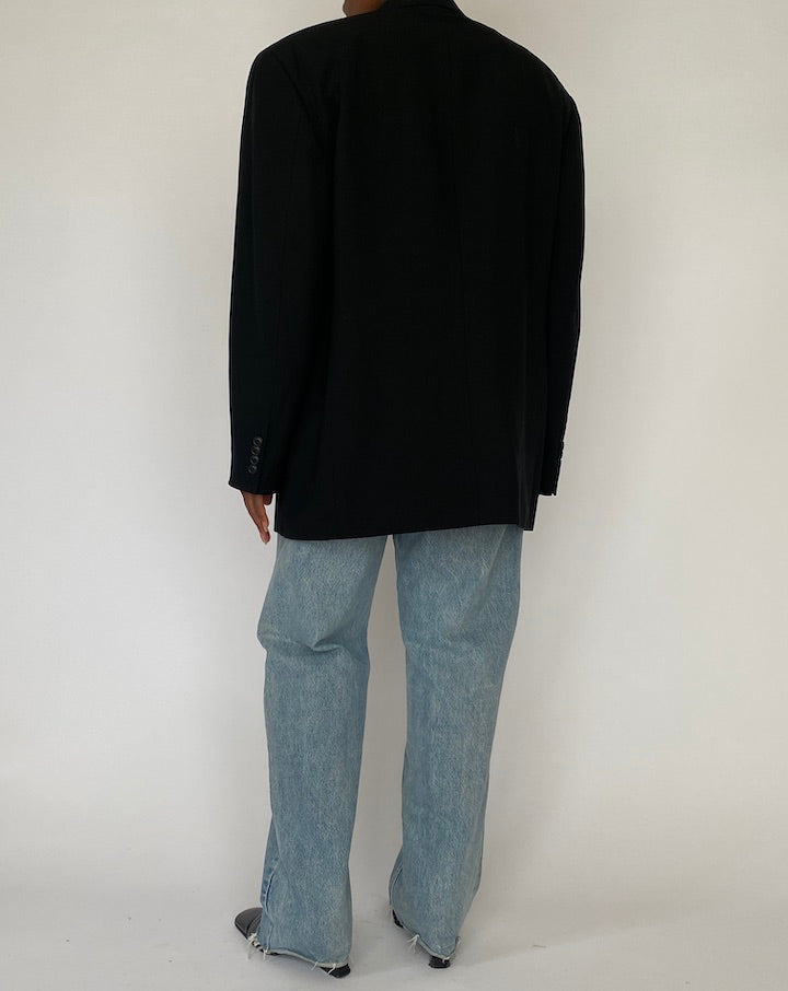 Vintage Black Blazer 5159