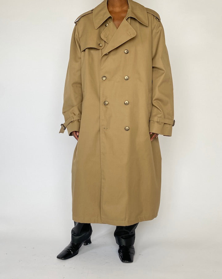 Vintage Beige Trench Coat 5151