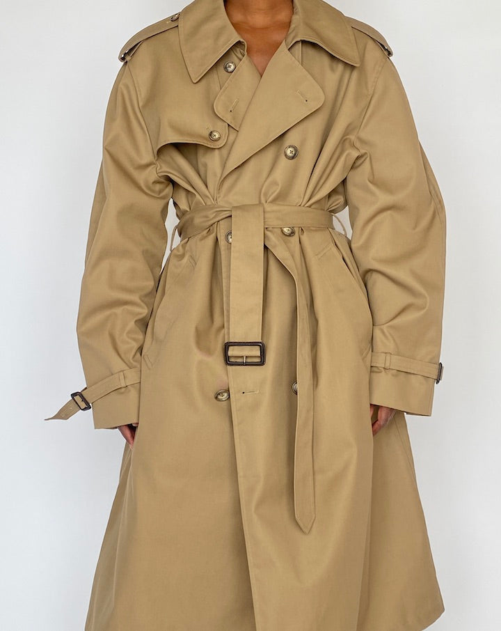 Vintage Beige Trench Coat 5151