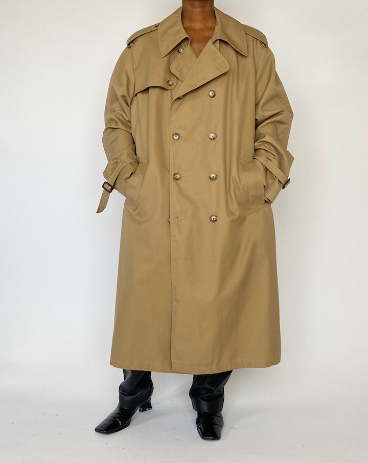 Vintage Beige Trench Coat 5151