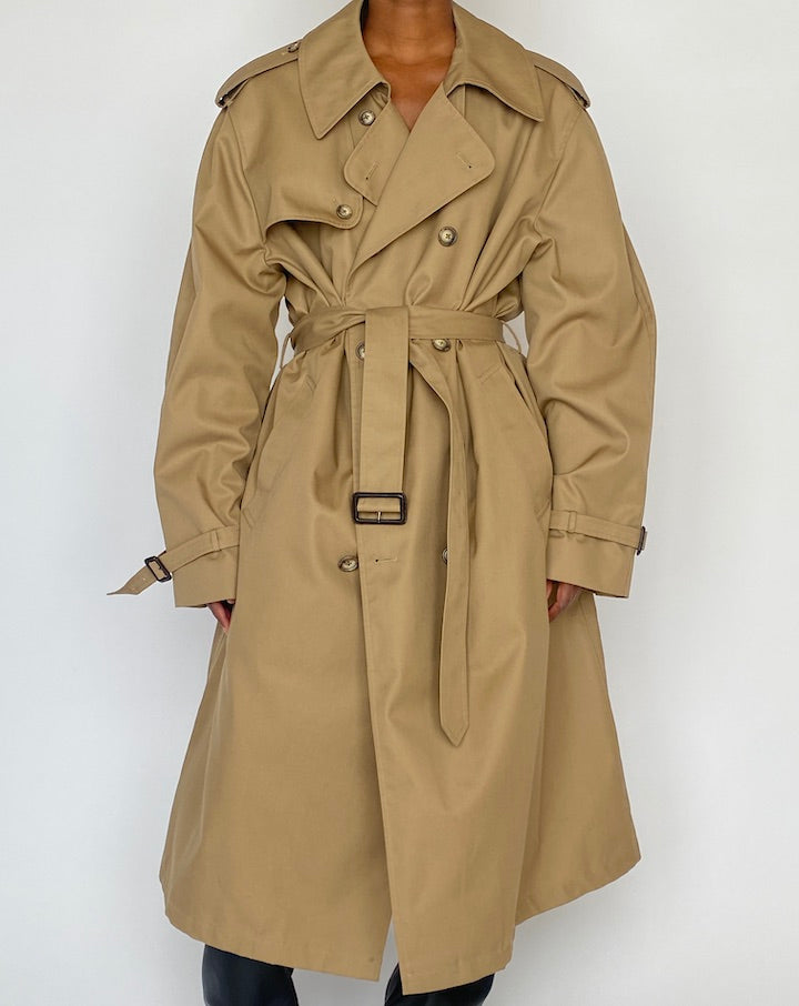 Vintage Beige Trench Coat 5151
