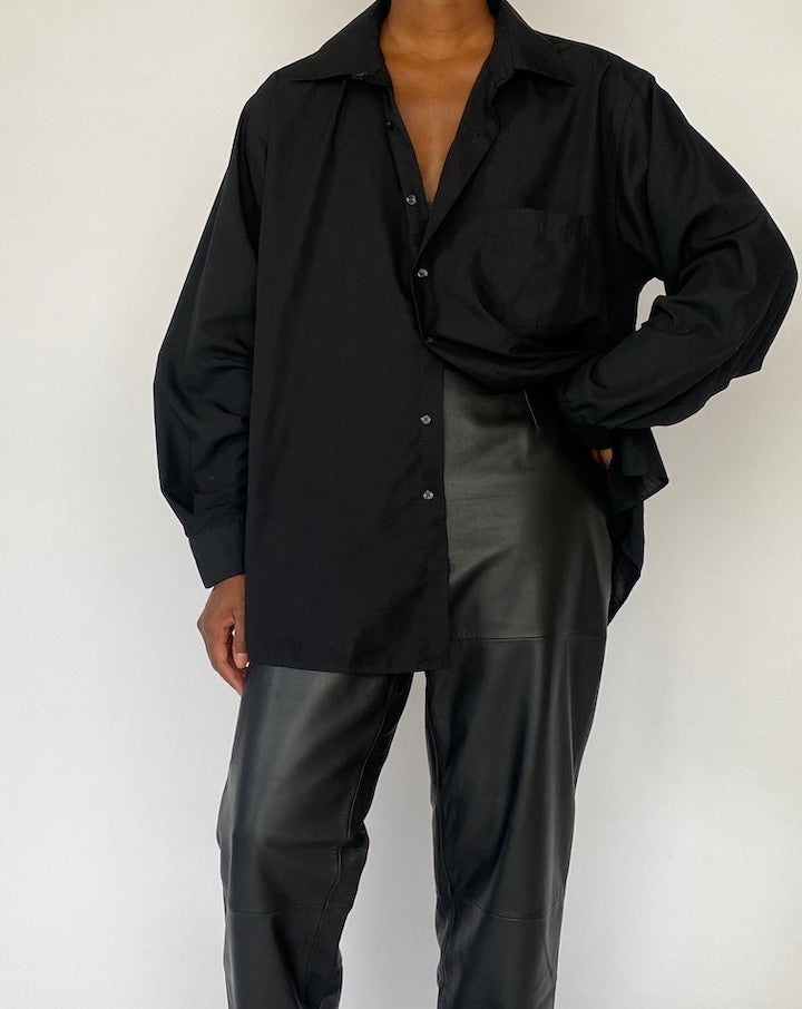 VINTAGE BLACK SHIRT 5166