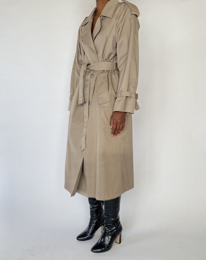 Vintage Beige Trench Coat 5140