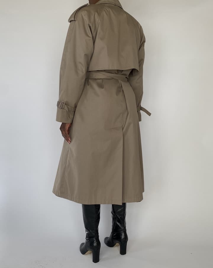 Vintage Beige Trench Coat 5140