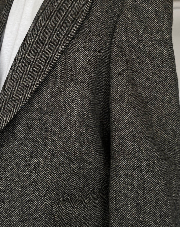 VINTAGE WOOL HERRINGBONE BLAZER 5190