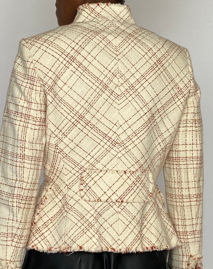 VINTAGE TWEED BLAZER JACKET 3602