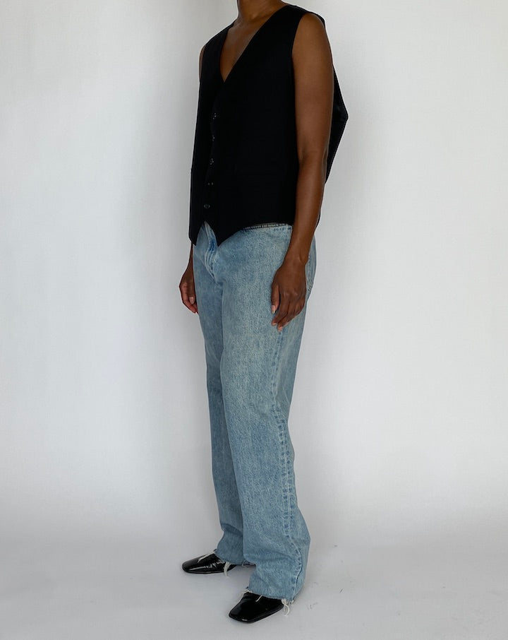 VINTAGE BLACK VEST 4301
