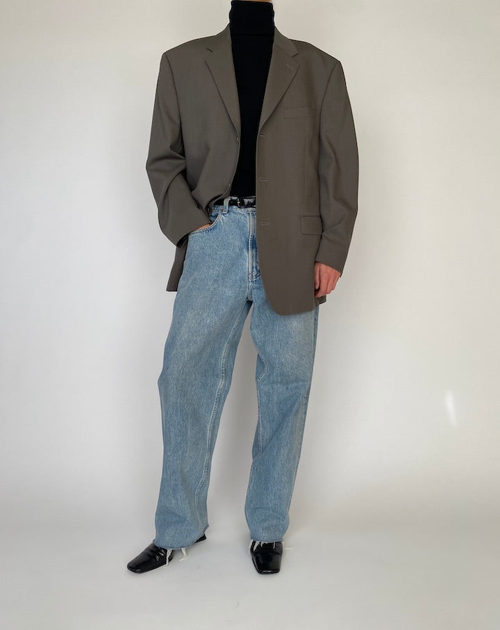 Vintage Grey Calvin Klein Blazer 5249