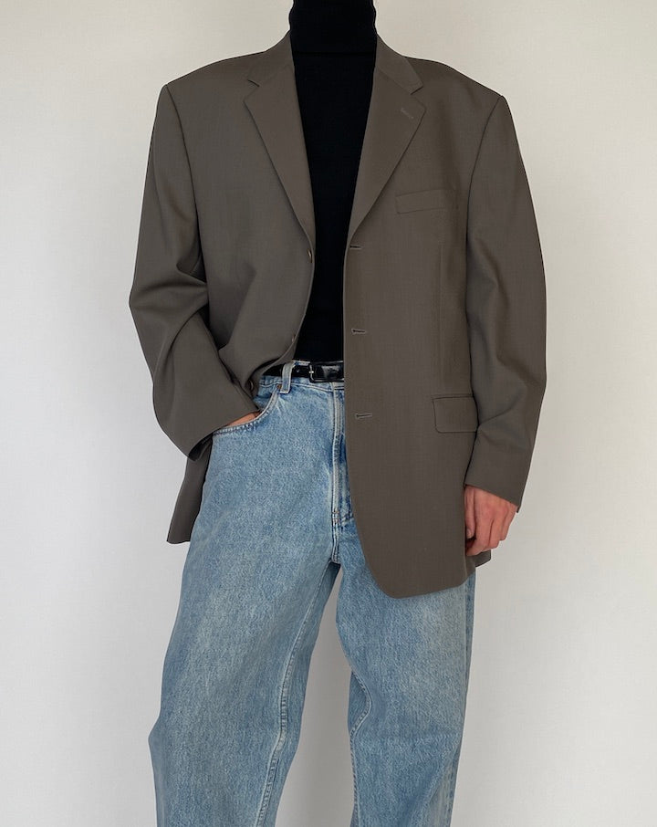 Vintage Grey Calvin Klein Blazer 5249