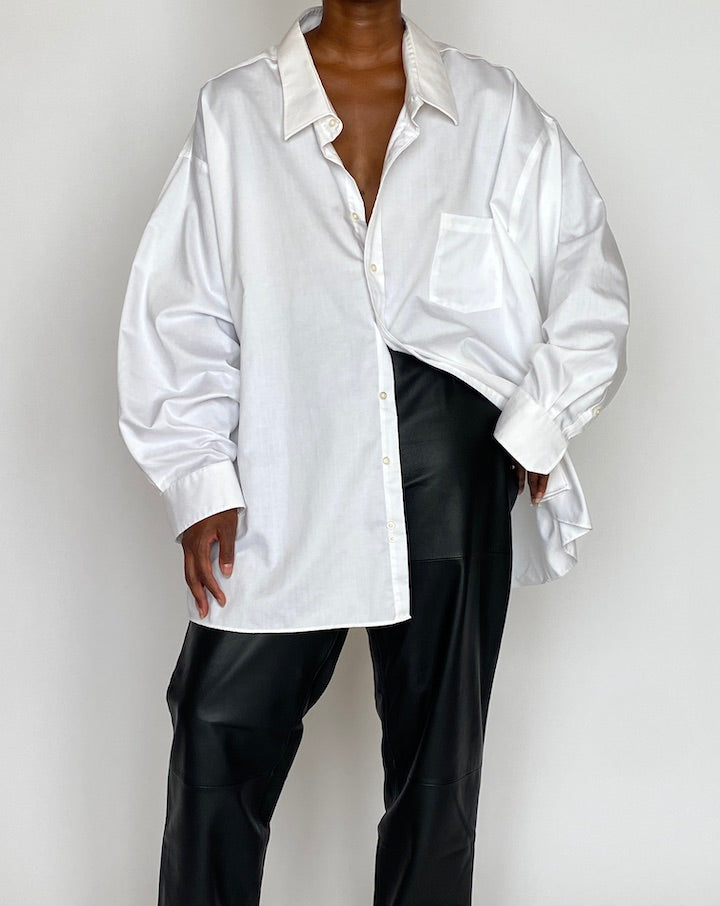 VINTAGE WHITE OVERSIZED SHIRT 5136