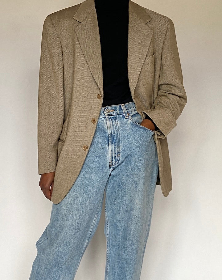 VINTAGE BEIGE BLAZER 4415