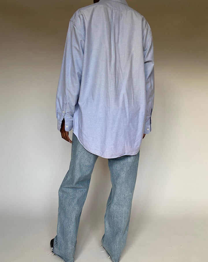 VINTAGE LIGHT BLUE RALPH LAUREN SHIRT 4432