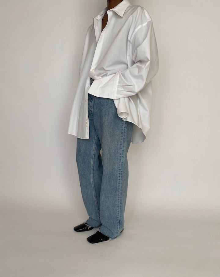 VINTAGE OVERSIZED WHITE SHIRT 4641