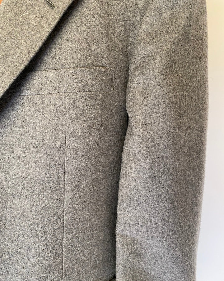VINTAGE GREY OVERSIZED BLAZER 4489
