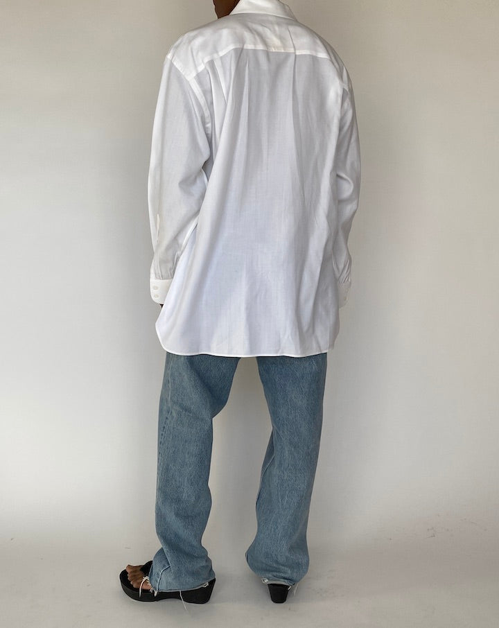 VINTAGE OVERSIZED WHITE SHIRT 4345