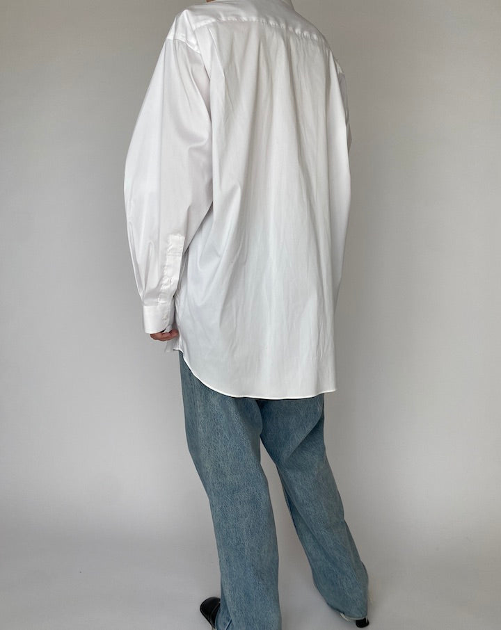 VINTAGE WHITE OVERSIZED SHIRT 4242