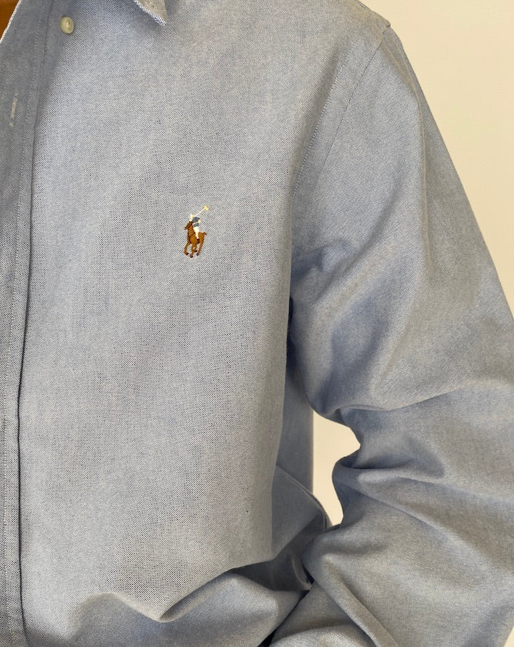 VINTAGE BLUE RALPH LAUREN SHIRT 4542