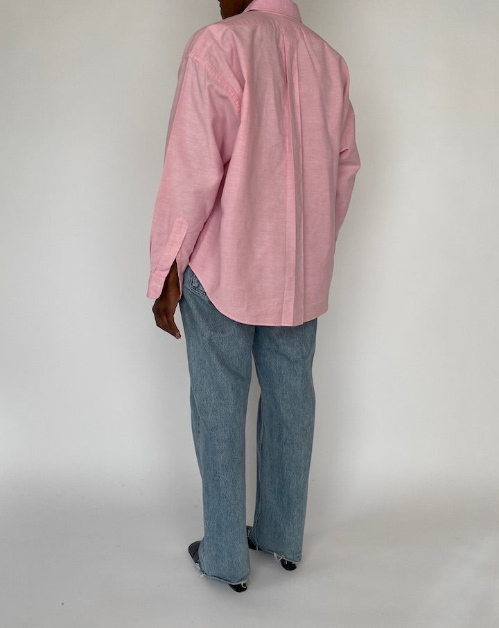 VINTAGE OVERSIZED PINK SHIRT 4589