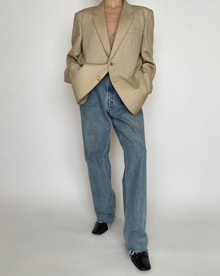 VINTAGE BEIGE BLAZER 4216