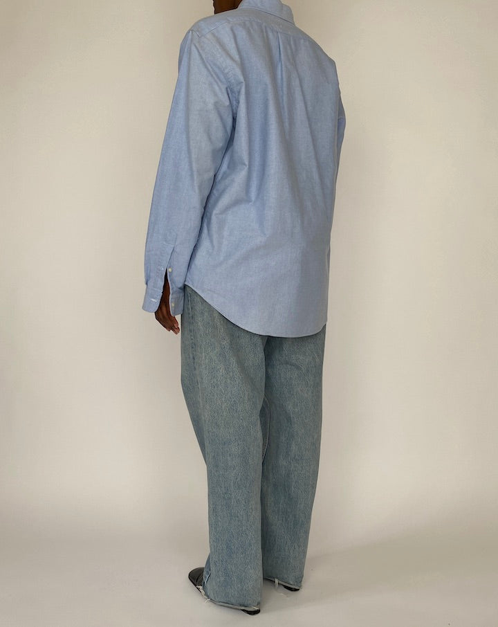 VINTAGE BLUE RALPH LAUREN SHIRT 4542