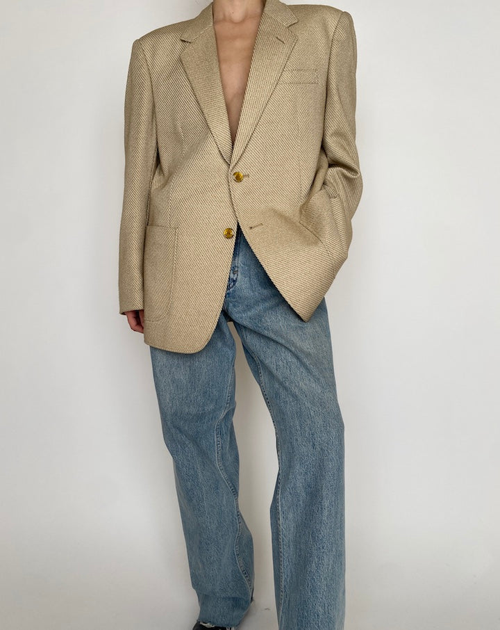 VINTAGE BEIGE BLAZER 4216