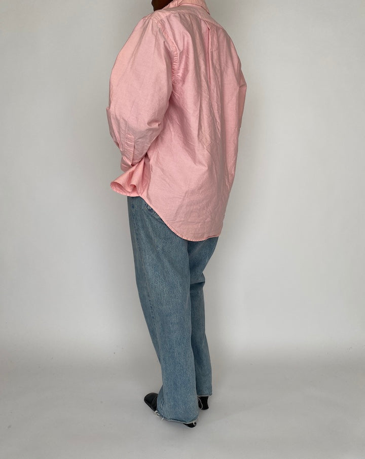 VINTAGE PINK RALPH LAUREN SHIRT 4598