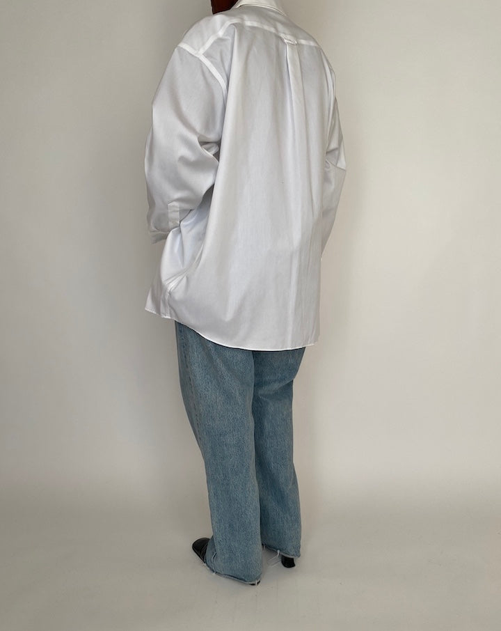 VINTAGE OVERSIZED WHITE SHIRT 4645