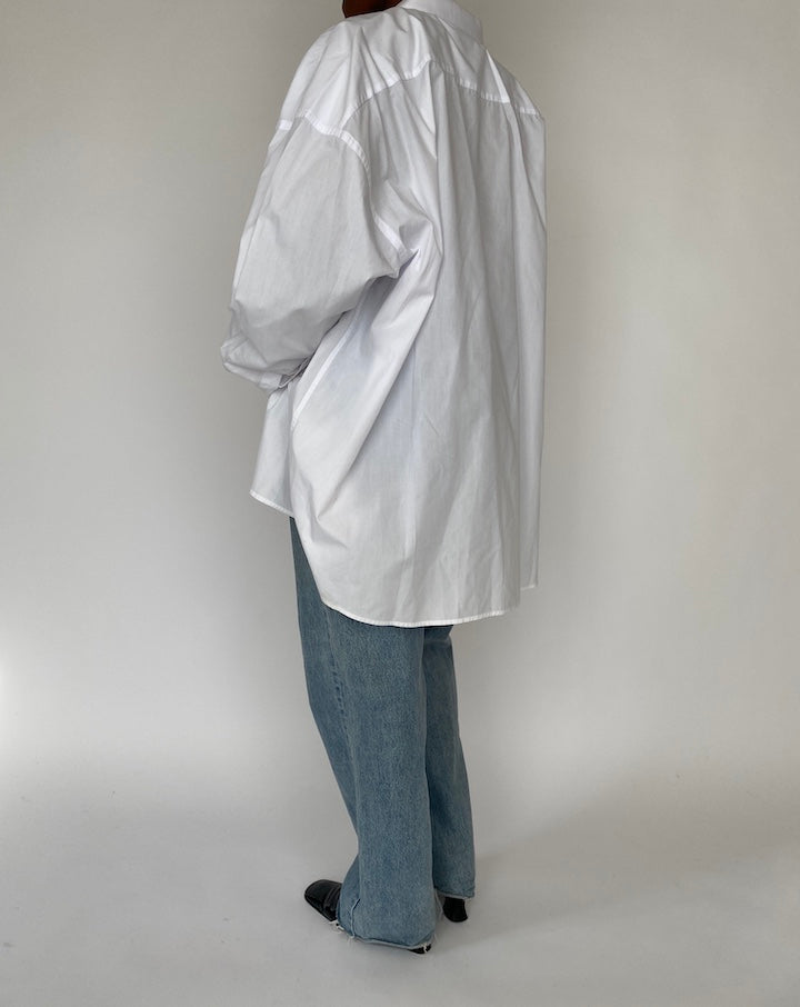 VINTAGE OVERSIZED WHITE SHIRT 4593