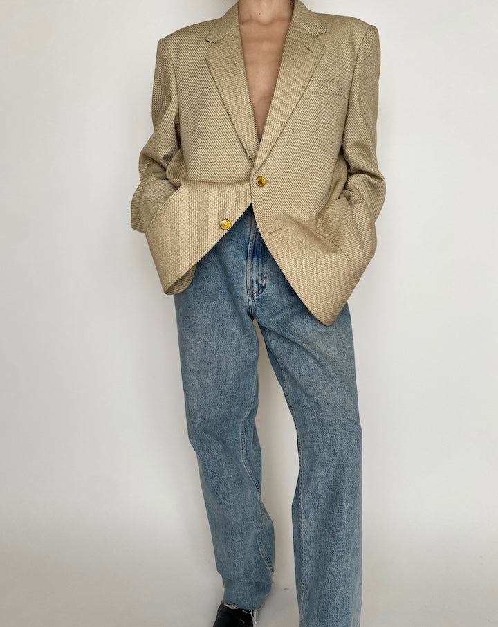 VINTAGE BEIGE BLAZER 4216