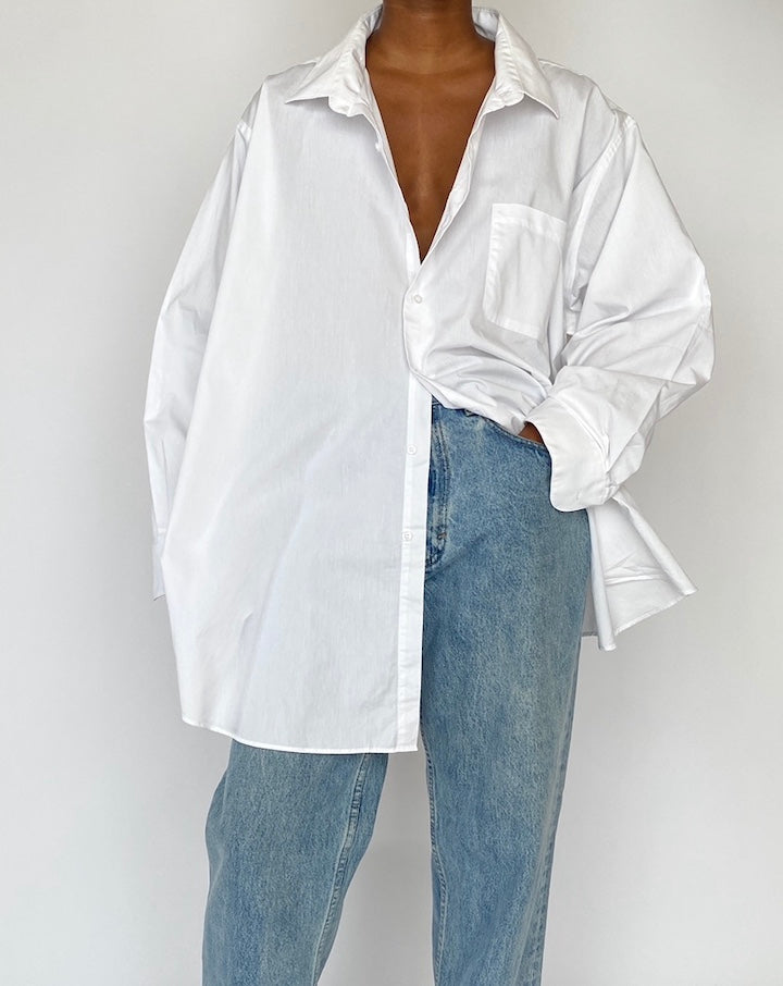 VINTAGE OVERSIZED WHITE SHIRT 4590