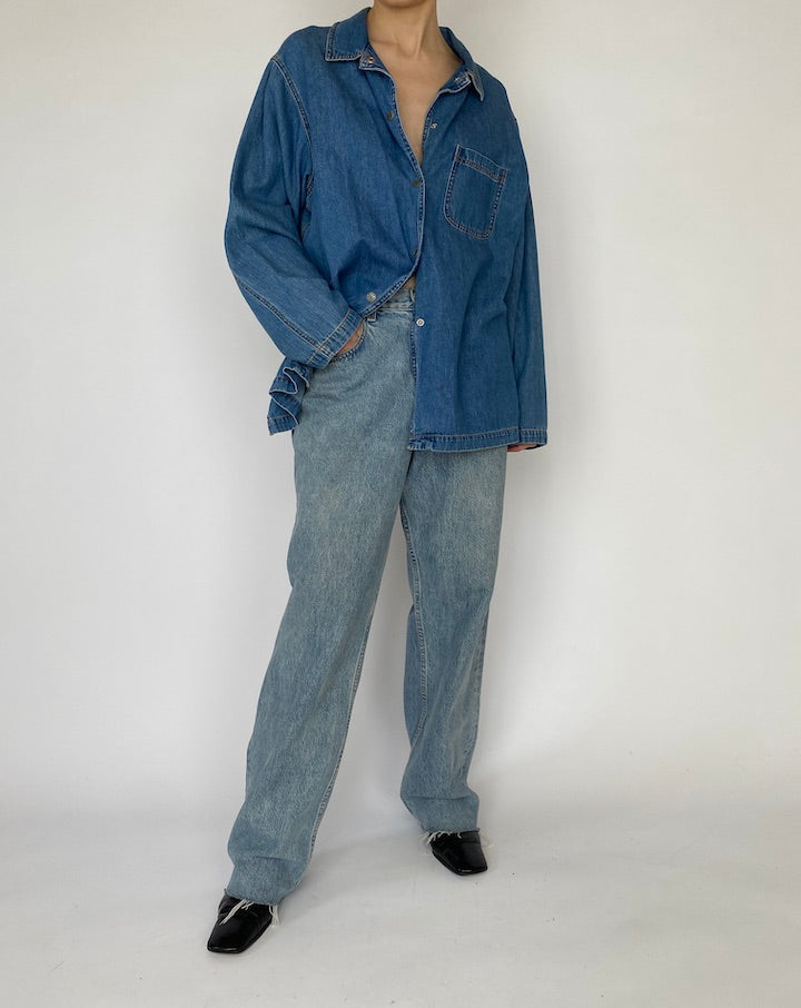 VINTAGE OVERSIZED DENIM SHIRT 4767