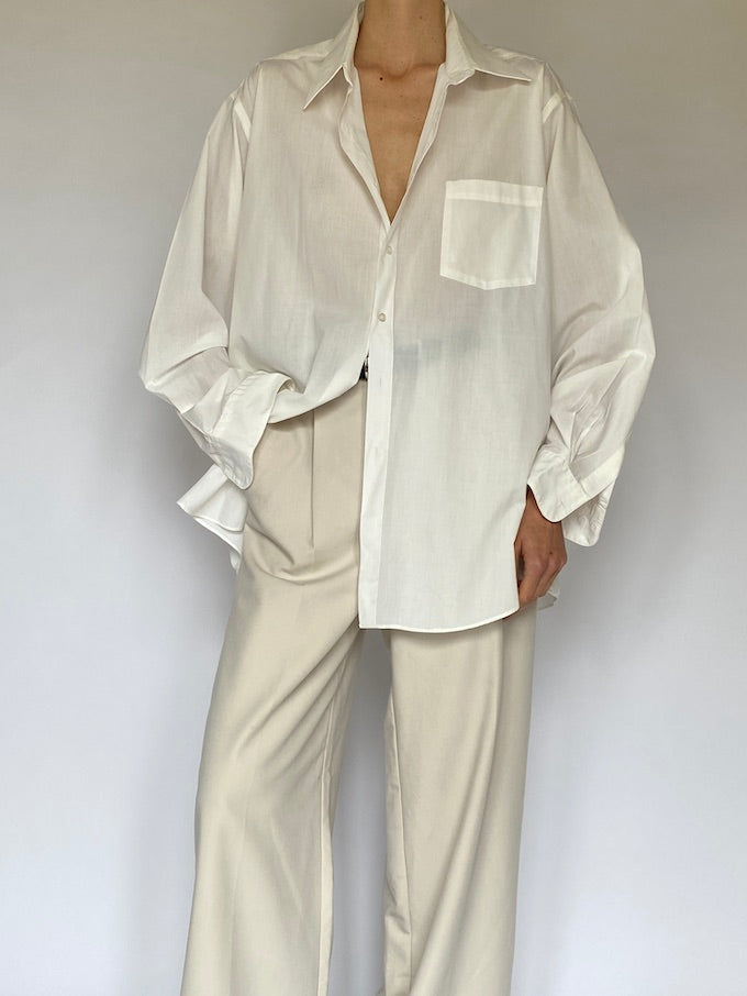 Vintage oversized white shirt 5533