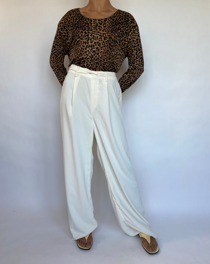 VINTAGE ANIMAL PRINTED TOP 705