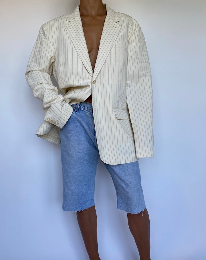 VINTAGE ARMANI PINSTRIPED BLAZER 934-5